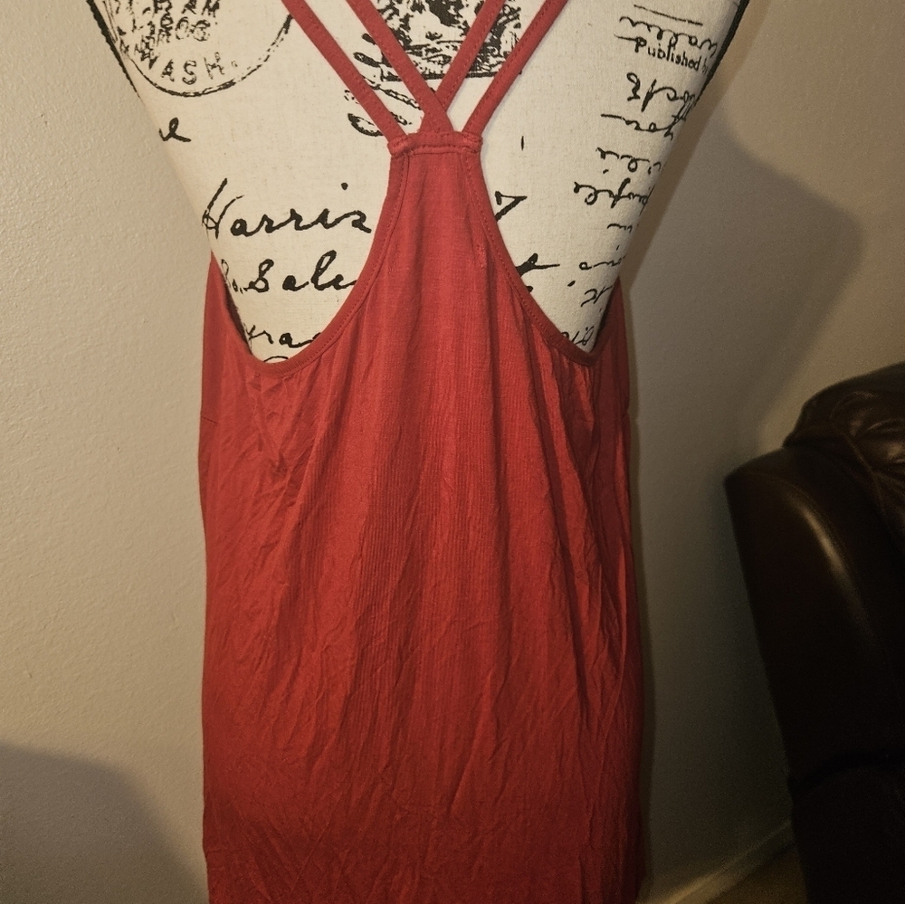 Cheibear Womans Red Chemise NWT Size L - Picture 6 of 11